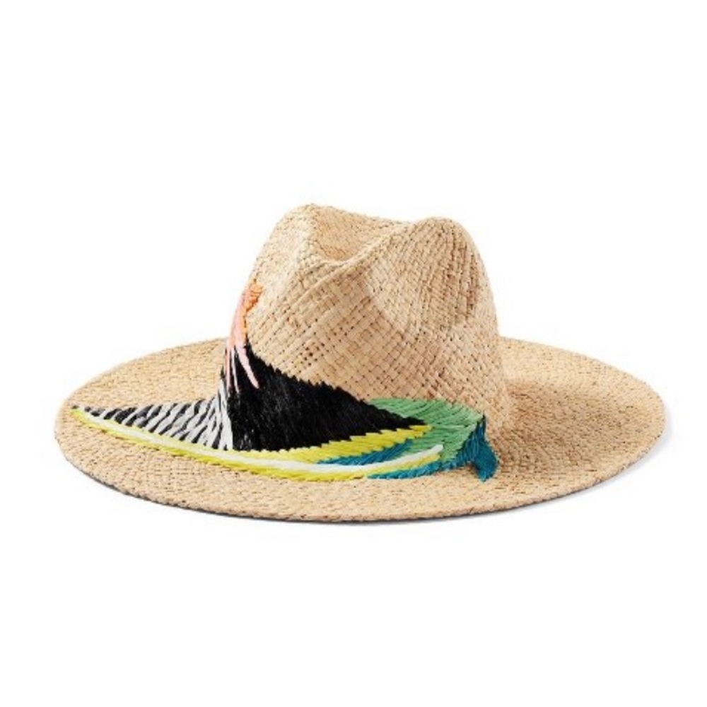 Tabitha Brown for Target Limited Edition Botanical Embroidered Straw Hat